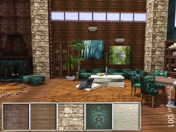 Sims 3 — PatternSet | 1 by vidia — 5 patterns in set. Find patterns in the category Fabrics :) I hope you like.