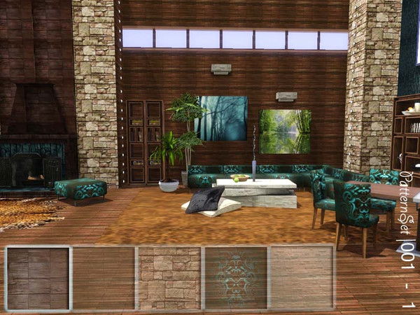 Sims 3 — PatternSet|1 - 1 by vidia — Find pattern in the category Fabrics. vidiaTSR