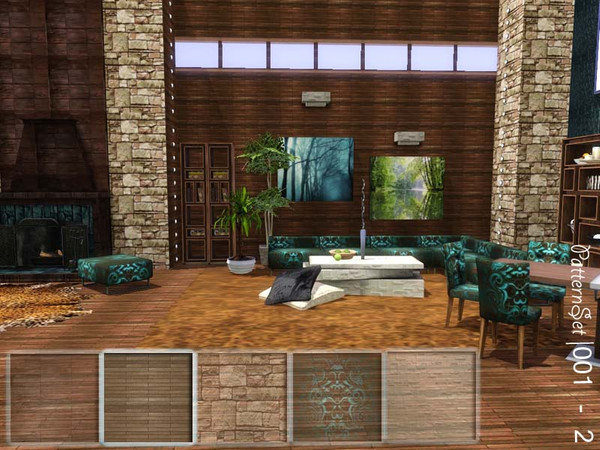 Sims 3 — PatternSet|1 - 2 by vidia — Find pattern in the category Fabrics. vidiaTSR
