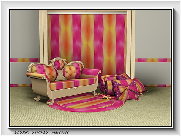 Sims 3 — Blurry Stripes pattern by marcorse — As the title says, these stripes are blurred, so there are no sharp