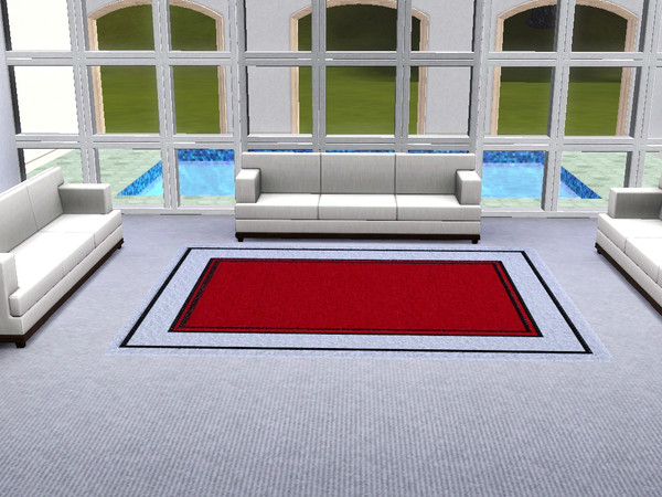 Sims 3 — Daz modern by adonispluto — A set of three modern rugs