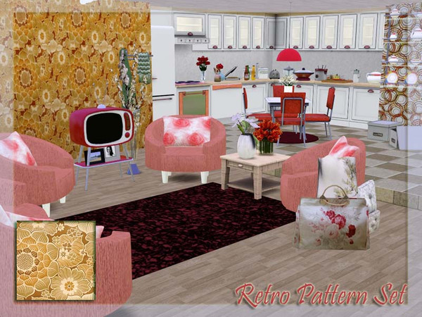 Sims 3 — V | RetroPS |1 - 4 by vidia — You can find these patterns in category of themed. I hope you like it.