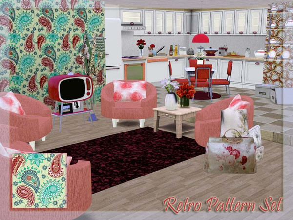 Sims 3 — V | RetroPS |1 - 11 by vidia — You can find these patterns in category of themed. I hope you like it.