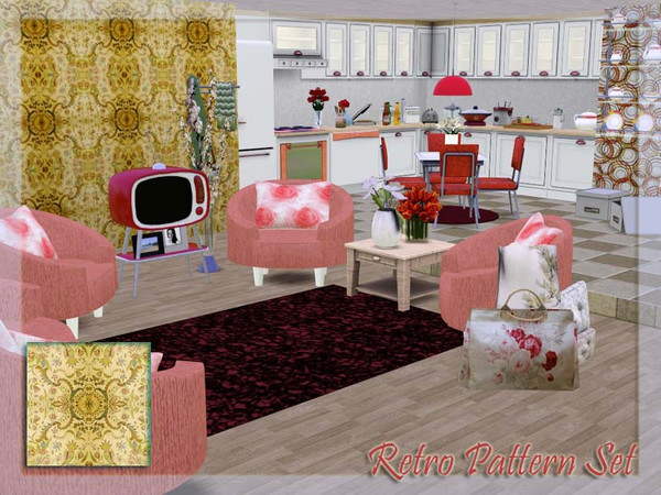 Sims 3 — V | RetroPS |1 - 3 by vidia — You can find these patterns in category of themed. I hope you like it.