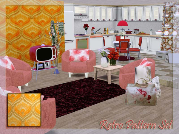 Sims 3 — V | RetroPS |1 - 1 by vidia — You can find these patterns in category of themed. I hope you like it.