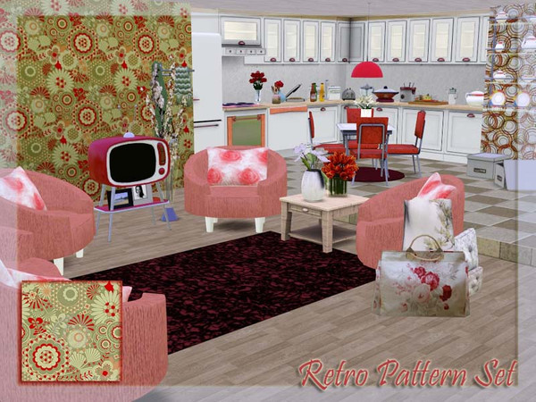 Sims 3 — V | RetroPS |1 - 8 by vidia — You can find these patterns in category of themed. I hope you like it.