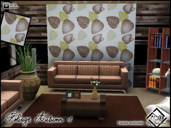 Sims 3 — Foliage Autumn 1 by Devirose — Lovely leaves-created using Tsr Workshop.'-No need Expansion packs,base game