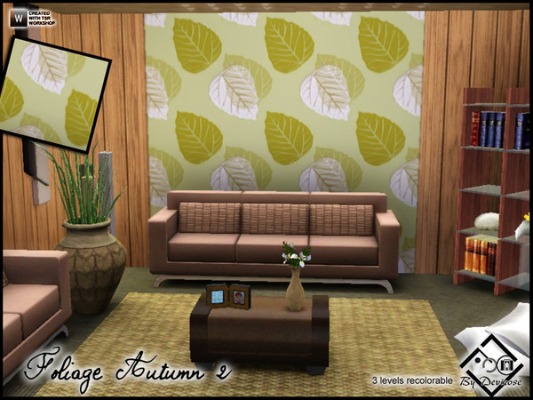 Sims 3 — Foliage Autumn 2 by Devirose — Lovely leaves-created using Tsr Workshop.'-No need Expansion packs,base game