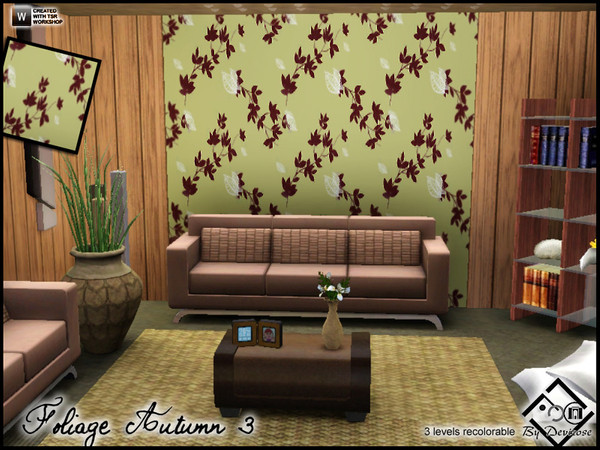 Sims 3 — Foliage Autumn 3 by Devirose — Lovely leaves-created using Tsr Workshop.'-No need Expansion packs,base game