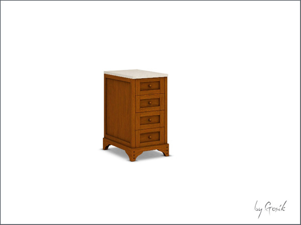 Sims 3 — Ballard kitchen small counter 1 by Gosik — Made by Gosik at The Sims Resource. TSRAA