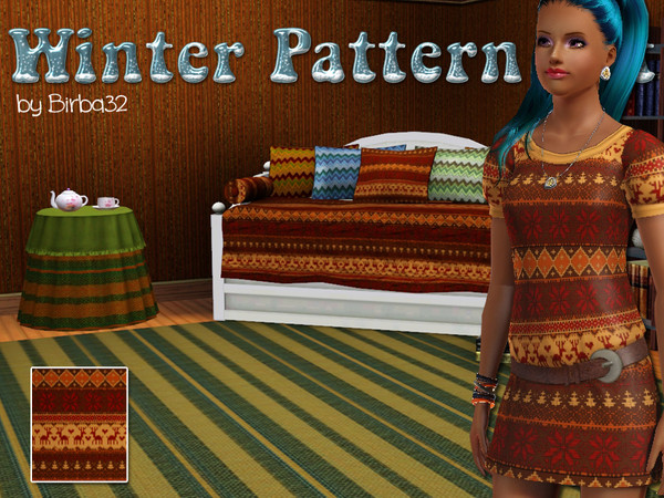 Sims 3 — Scandinavian winter by Birba32 — Scandinavian winter, perfect for wool sweaters or warm leggings.