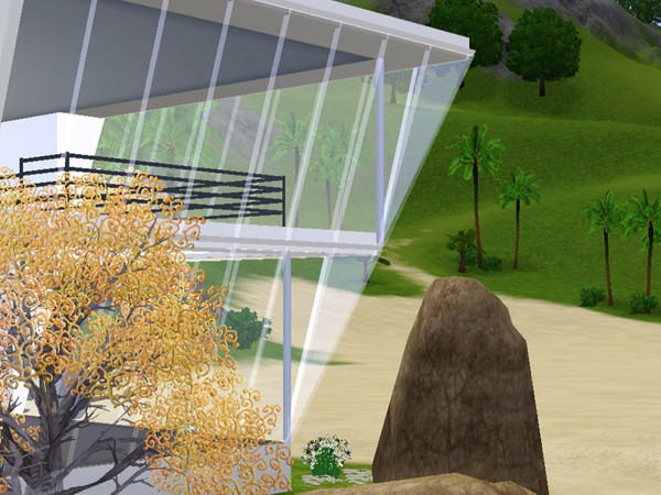 Sims 3 — Platform Window Edge (Ver. 1.0) by Jeckt2 — Edge of Platform window but not match for end-side of the design.