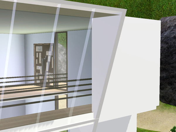 Sims 3 — Window Platform End2 by Jeckt2 — Platform window for left corner or end of platform window. Part of Platform