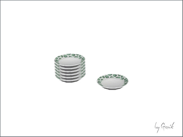 Sims 3 — Ballard kitchen stackable salad plate by Gosik — Made by Gosik at The Sims Resource. TSRAA This object has a