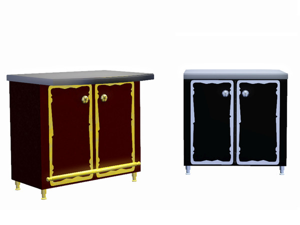 Sims 3 — Steampunkkitchen - Counter by ShinoKCR — 