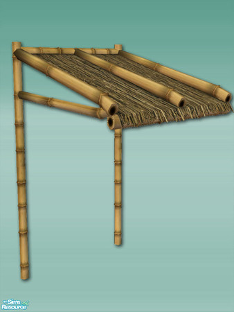 Sims 2 — Bamboo Bay - Canopy by Shakeshaft — Part of a set of Bamboo Furnishings for your sims beaches or patios, set