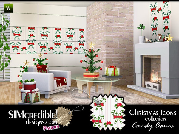 Sims 3 — Candy  Canes by SIMcredible! — simcredibledesigns.com