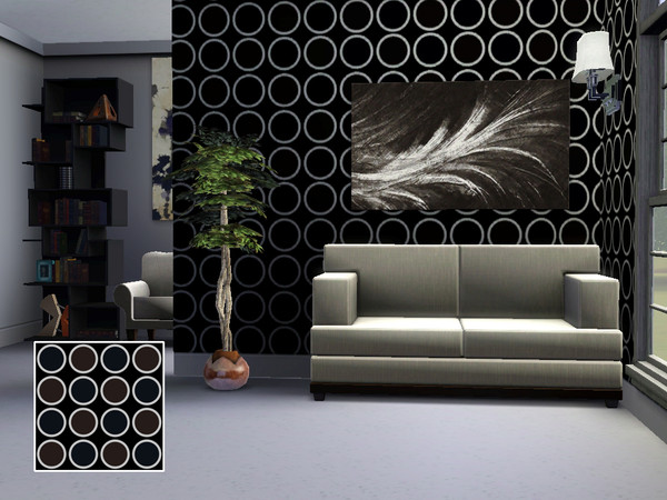 Sims 3 — graphic_circles_3 by K_Reimer — geometric pattern featuring brightly coloured circles. Great for walls, floors