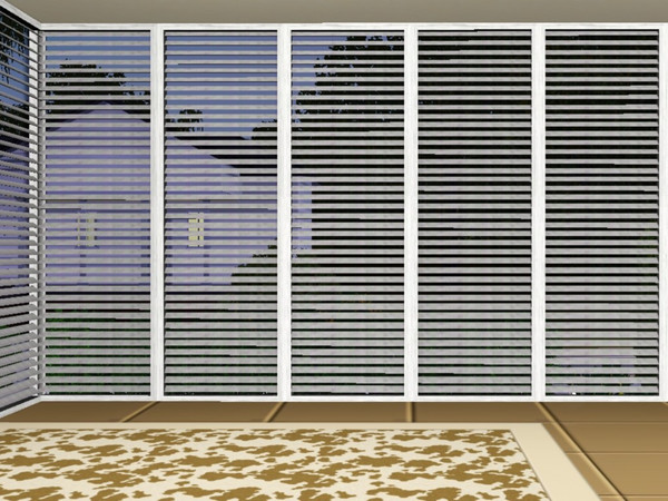 Sims 3 — APWinshutter by adonispluto — A one tile window in the form of a window shutter