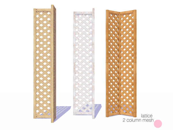 Sims 3 — Lattice 2 Column Mesh by DOT — Lattice 2 Column Mesh by DOT of The Sims Resource