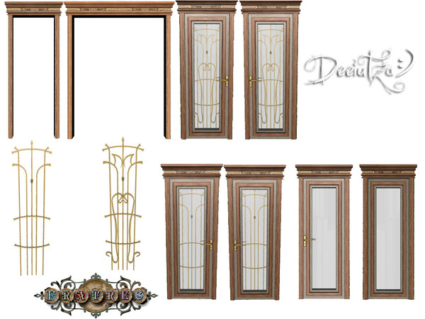 Sims 3 — Fratres - Steampunk Build Set by deeiutza — This is a Steampunk inspired set designed for the Fratres project.