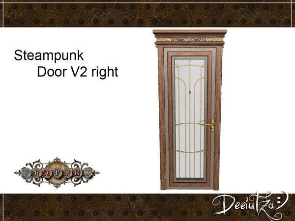 Sims 3 — Fratres - Steampunk Door V2 Right by deeiutza — By deeiutza @TSR
