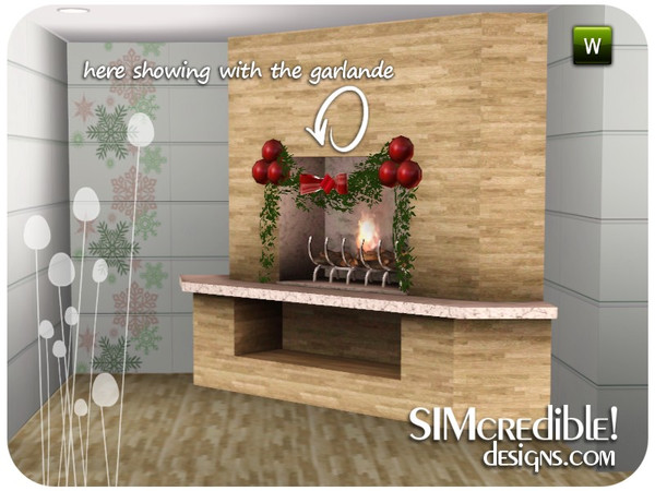 Sims 3 — Cheers Corner Fireplace by SIMcredible! — by SIMcredibledesigns.com available at TSR