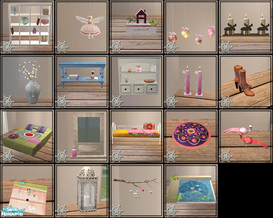 Sims 2 — Advent by steffor — you can download all Advent objects here ;-)