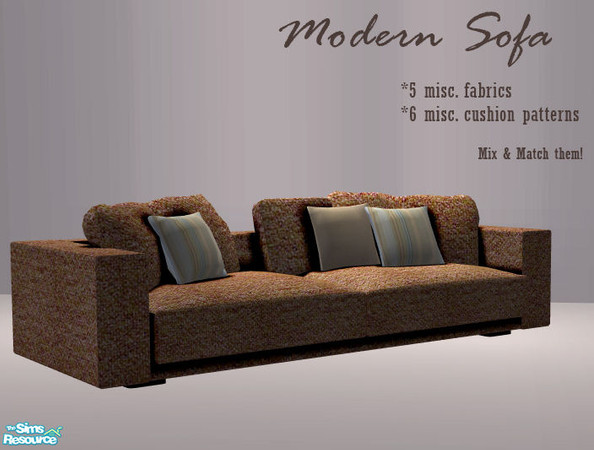 Sims 2 — Modern sofa by Sophel21 — recolor of muranos fantastic \"Idea One sofa\" mesh. Set includes 5 fabrics