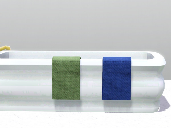 Sims 3 — CornerstoneTowel by Rennara — Decor - Towel Cornerstone