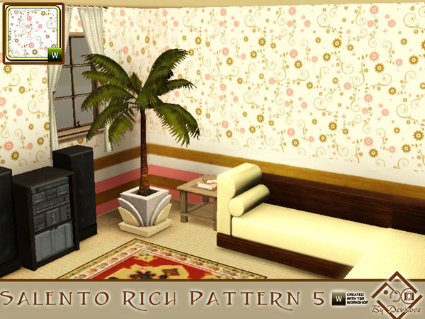 Sims 3 — Salento Rich Pattern 5 by Devirose — Ideal for modern and joyful rooms,or clothes, and in rich shades of brown