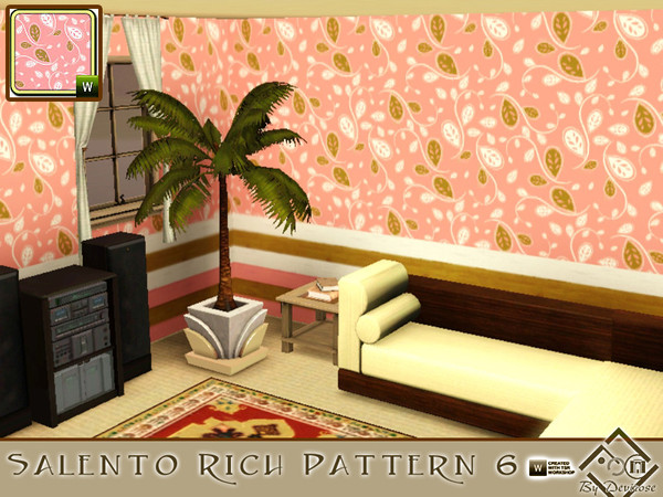 Sims 3 — Salento Rich Pattern 6 by Devirose — Ideal for modern and joyful rooms,or clothes, and in rich shades of brown