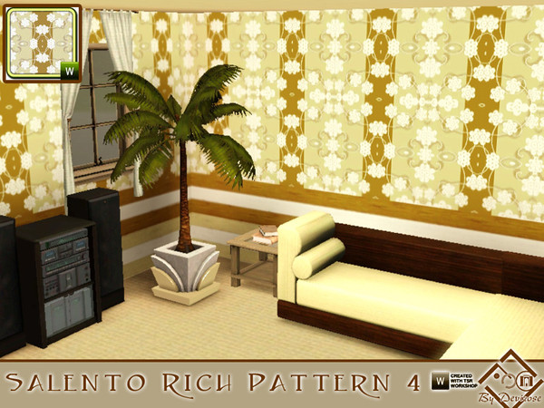 Sims 3 — Salento Rich Pattern 4 by Devirose — Ideal for modern and joyful rooms,or clothes, and in rich shades of brown