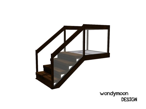 Sims 3 — Glass Railings by wondymoon — - Build Set 4 - More Modern - Glass Railings - wondymoon@TSR - Jan'2013