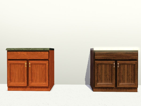 Sims 3 — Cornerstone  Base Counter by Rennara — Cornerstone counter base 