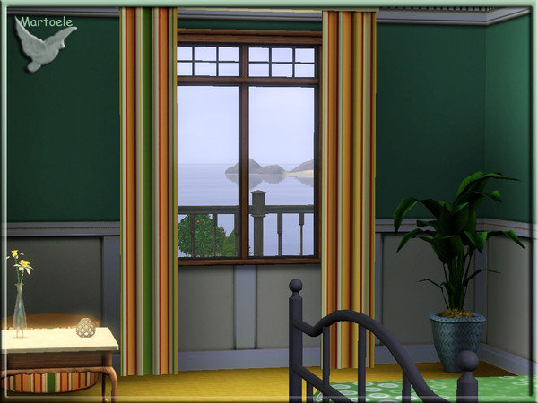 Sims 3 — mt_SimpleCurtains by martoele — This is my first curtain set. There are four curtains. Opened curtains, closed