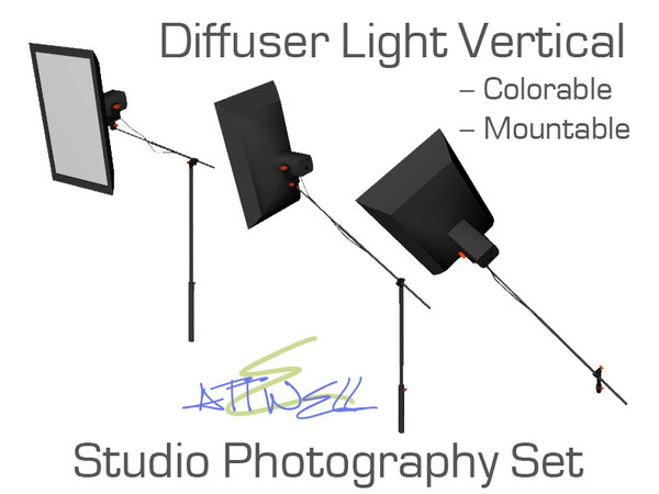Sims 3 — Studio Diffuser Light 2 by mikeaus692 — Studio Diffuser Light Vertical