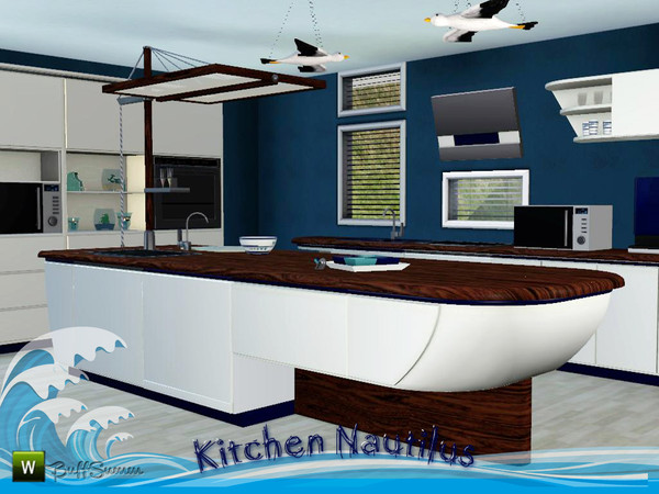 Sims 3 — Kitchen Nautilus by BuffSumm — The building of ships and kitchen have one characteristic feature: The passion