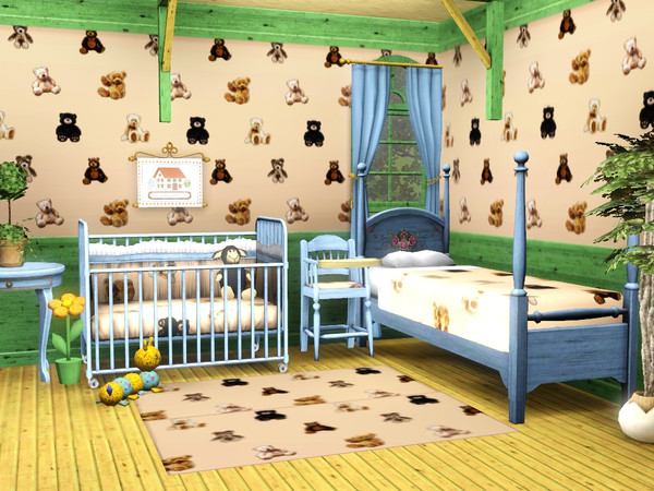 Sims 3 — Teddy Bears6  by timi722 — Lovely pattern with Teddy bears,for nurserys.
