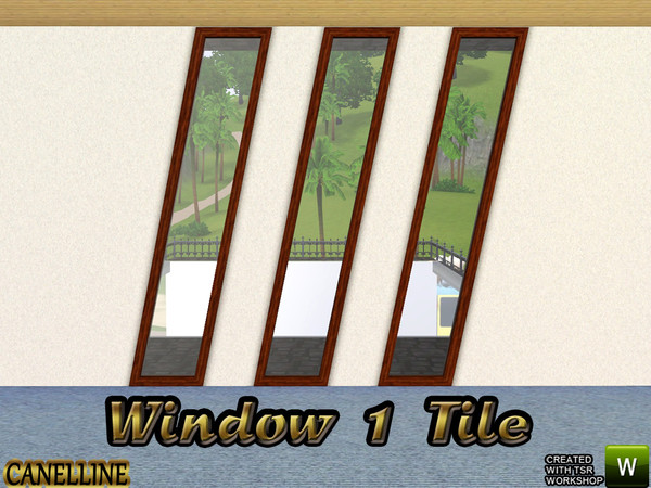 Sims 3 — Oblique Construction Set. 1 Tile version by Canelline — Oblique Construction Set. 1 Tile version