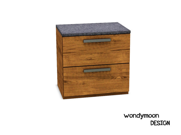 Sims 3 — Curium Counter II by wondymoon — - Curium Kitchen - Counter II - wondymoon@TSR - Feb'2013