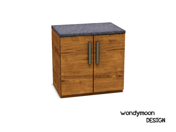 Sims 3 — Curium Counter I by wondymoon — - Curium Kitchen - Counter I - wondymoon@TSR - Feb'2013