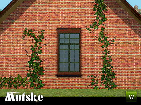 Sims 3 — Window WinDough Middle with slots Single 2x1 by Mutske — Add-on for the Windown Bay Oriel Victorian - WinDough