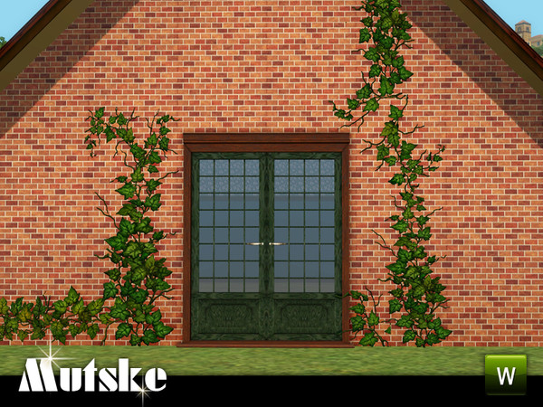 Sims 3 — Door WinDough 2x1 by Mutske — Add-on for the Window Bay Oriel Victorian. 4 Recolorable parts. Made by Mutske.
