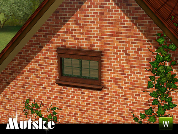 Sims 3 — Window WinDough Dormer with slots 1x1 by Mutske — Add-on for the Windown Bay Oriel Victorian - WinDough with