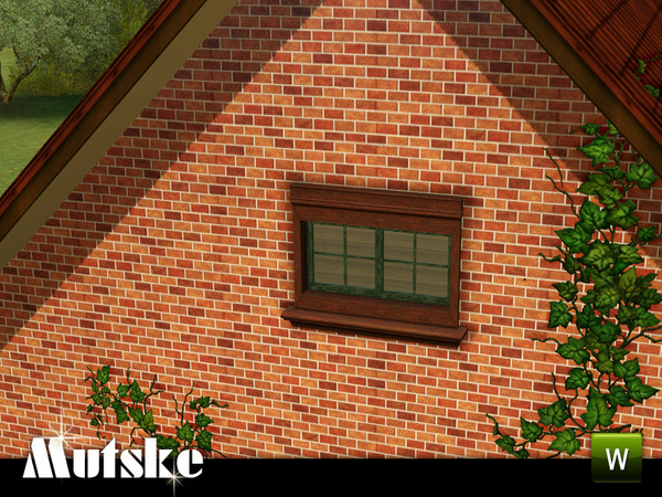 Sims 3 — Window WinDough Dormer with slots Single 2x1 by Mutske — Add-on for the Windown Bay Oriel Victorian - WinDough