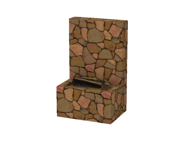 Sims 3 — Rustic Outdoor Fireplace by Angela — Rustic Outdoor Fireplace. Made by Angela@TSR (2013)
