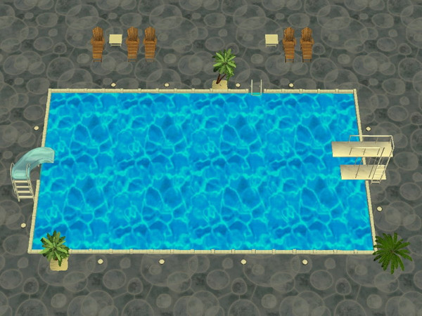 Sims 2 — Soakability Terrain Set - 4 by zaligelover2 — Water terrain. Sims will not swim, but walk upon the ground as if
