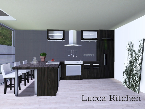 Sims 3 — Lucca Kitchen by Angela — Here is the start of my new series, the Lucca Kitchen. Set contains: Counter, Island,