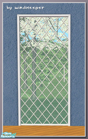 Sims 2 — Diana door 1tile mesh diag by Windkeeper — Diagonal version of Diana door 1tile mesh. Requires that file to